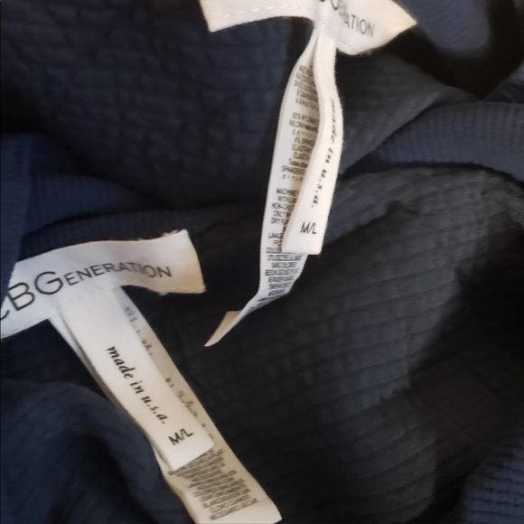 BCBG Generation size 10 navy blue stretch pull on body con pencil skirt - Picture 8 of 11